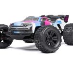 ARRMA 1/8 KRATON 6S 4X4 RTR Brushless Speed Truck, Blue/Pink (without Battery - Charger)