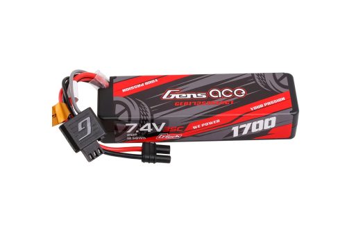 Gens ace G-tech 1700mAh 2S 35C 7.4V HardCase Lipo Battery with iEC2 plug (FOR ARRMA GROM)