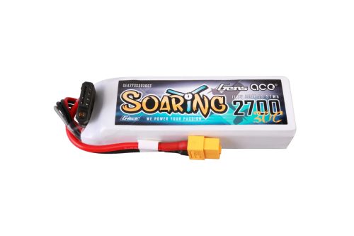 Gens ace G-Tech Soaring 2700mAh 11.1V 30C 3S1P LiPo Battery Pack with XT60 Plug