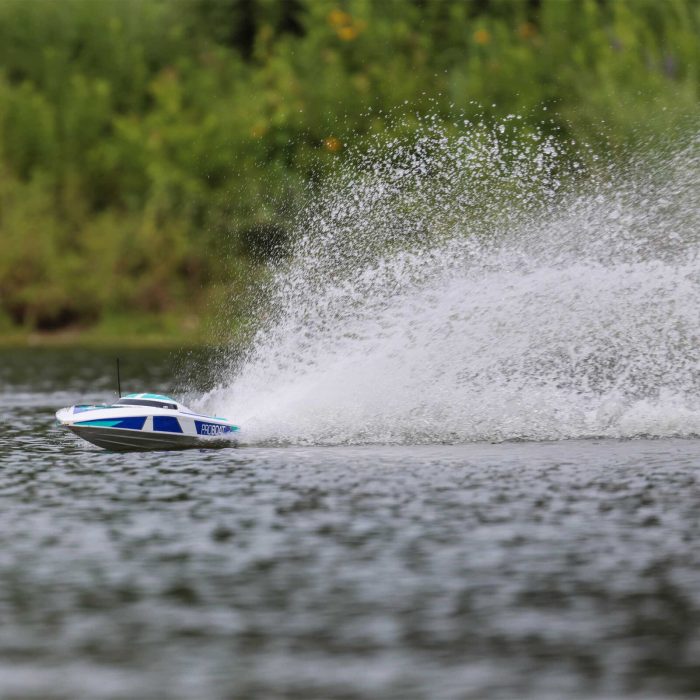 PROBOAT Sonicwake V2 36" Self-Righting Brushless Deep-V RTR, White (without battery - charger) - Image 4