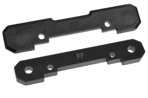 Team Corally Suspension Arm Mount Front Aluminum 4mm and Cover - 1 Set C-00180-974