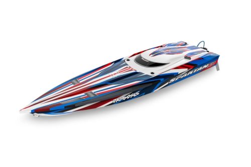 TRAXXAS Spartan-SR BL TQi TSM Self-Righting Red (without battery - charger) 103076-4-RED