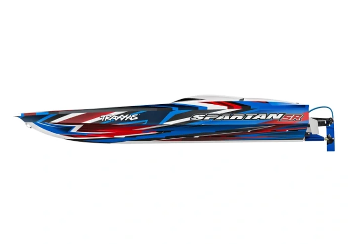 TRAXXAS Spartan-SR BL TQi TSM Self-Righting Red (without battery - charger) 103076-4-RED - Image 3
