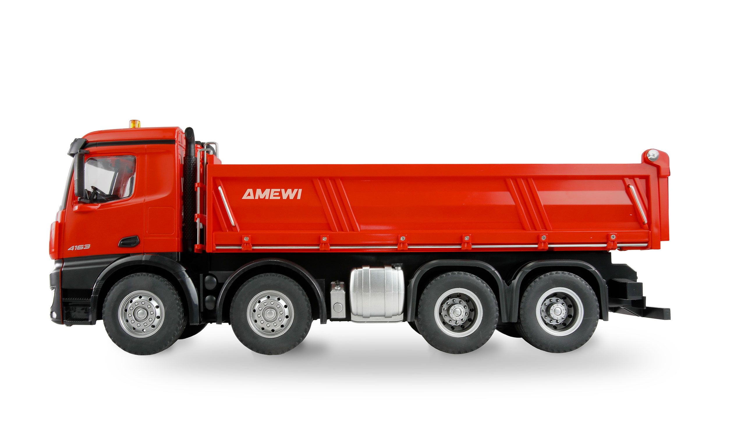 AMEWI Mercedes-Benz Arocs Dump Truck 8x4/4 4WD 1/18 RTR red 22693 - Image 3