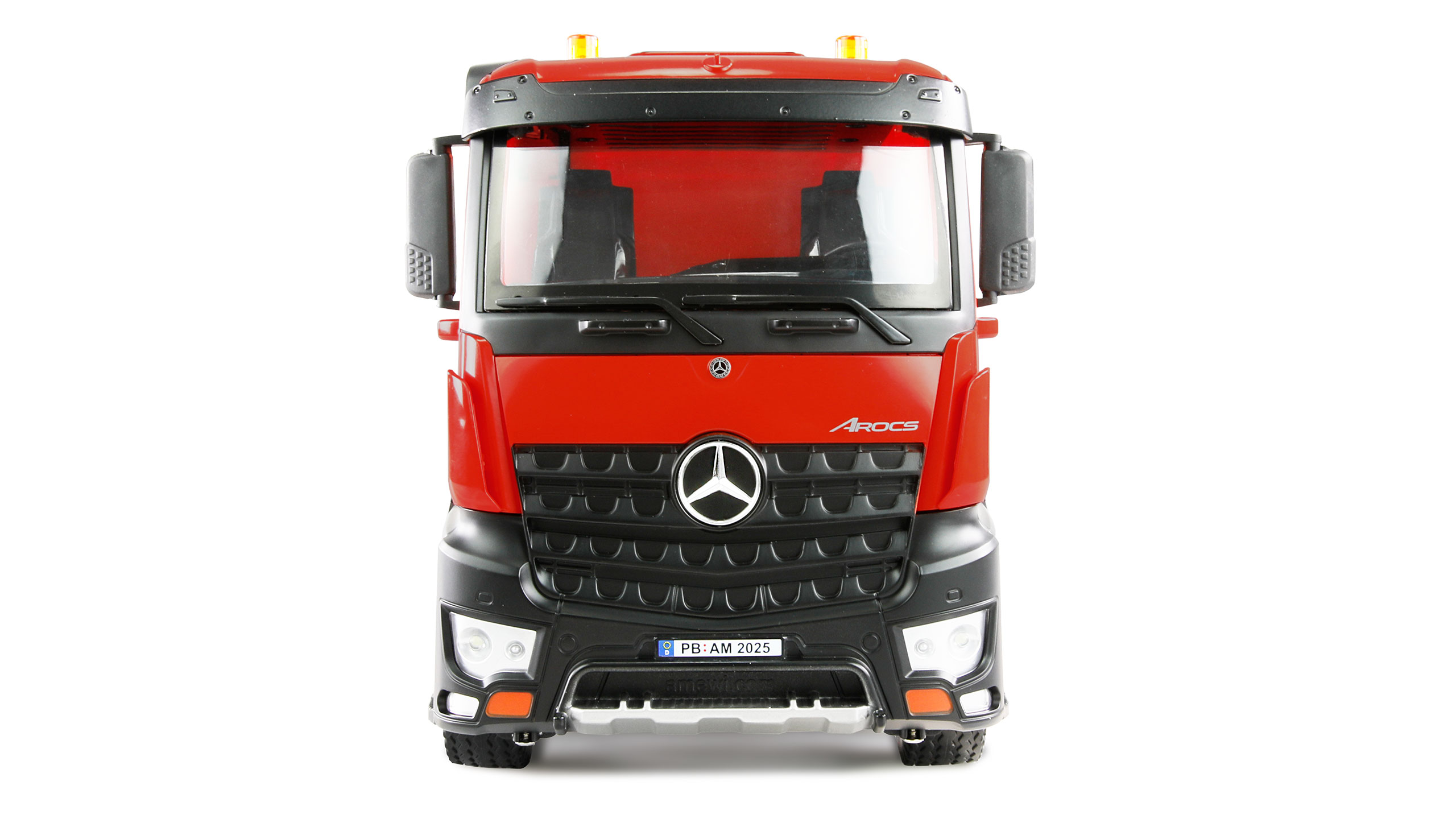 AMEWI Mercedes-Benz Arocs Dump Truck 8x4/4 4WD 1/18 RTR red 22693 - Image 5