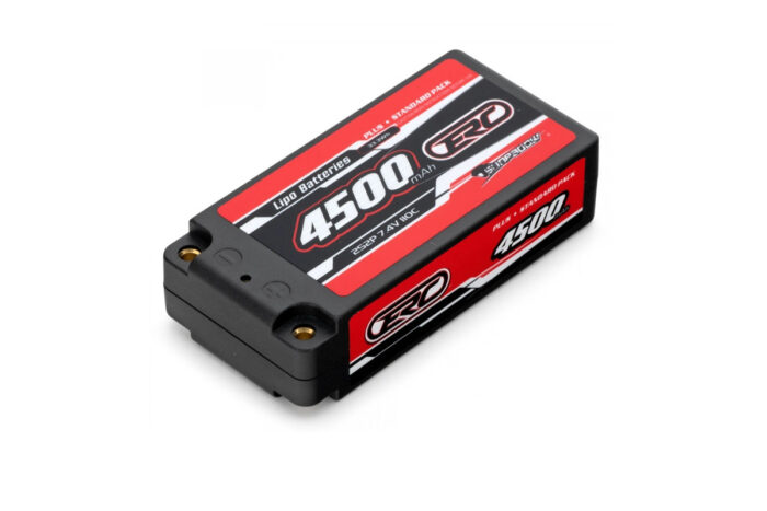 SUNPADOW Li-Po Battery 2S 7,4V 4500mAh 110C Hard 4mm Shorty 256407