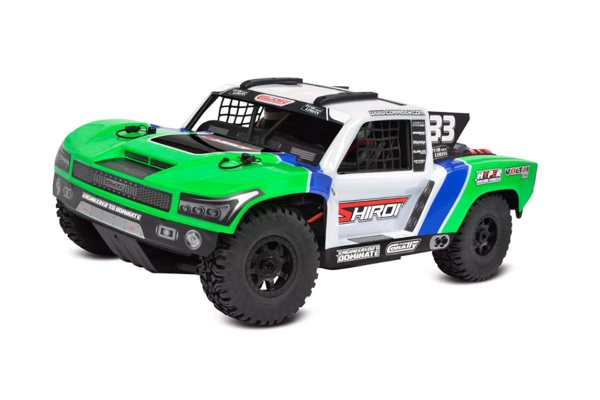 Team Corally SHIROI XP 6S RTR - Green Brushless Power 6S - No Battery - No Charger