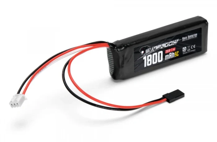 SUNPADOW Receiver battery Li-Po 7,4V 1800mAh 5C SWHE0001
