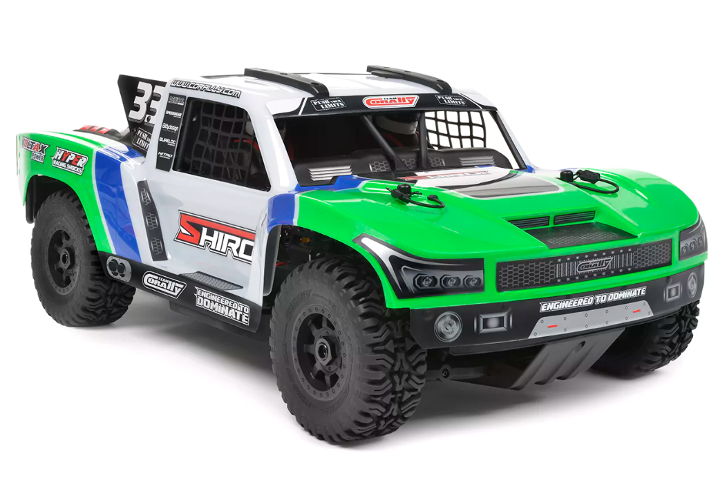 Team Corally SHIROI XP 6S RTR - Green Brushless Power 6S - No Battery - No Charger - Image 4