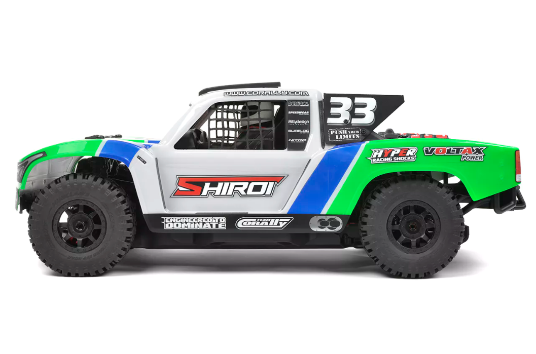 Team Corally SHIROI XP 6S RTR - Green Brushless Power 6S - No Battery - No Charger - Image 3