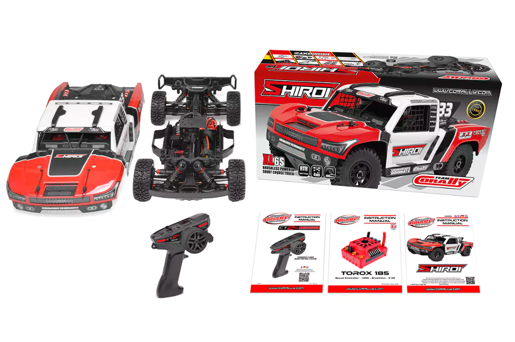Team Corally SHIROI XP 6S RTR - Red Brushless Power 6S - No Battery - No Charger - Image 11