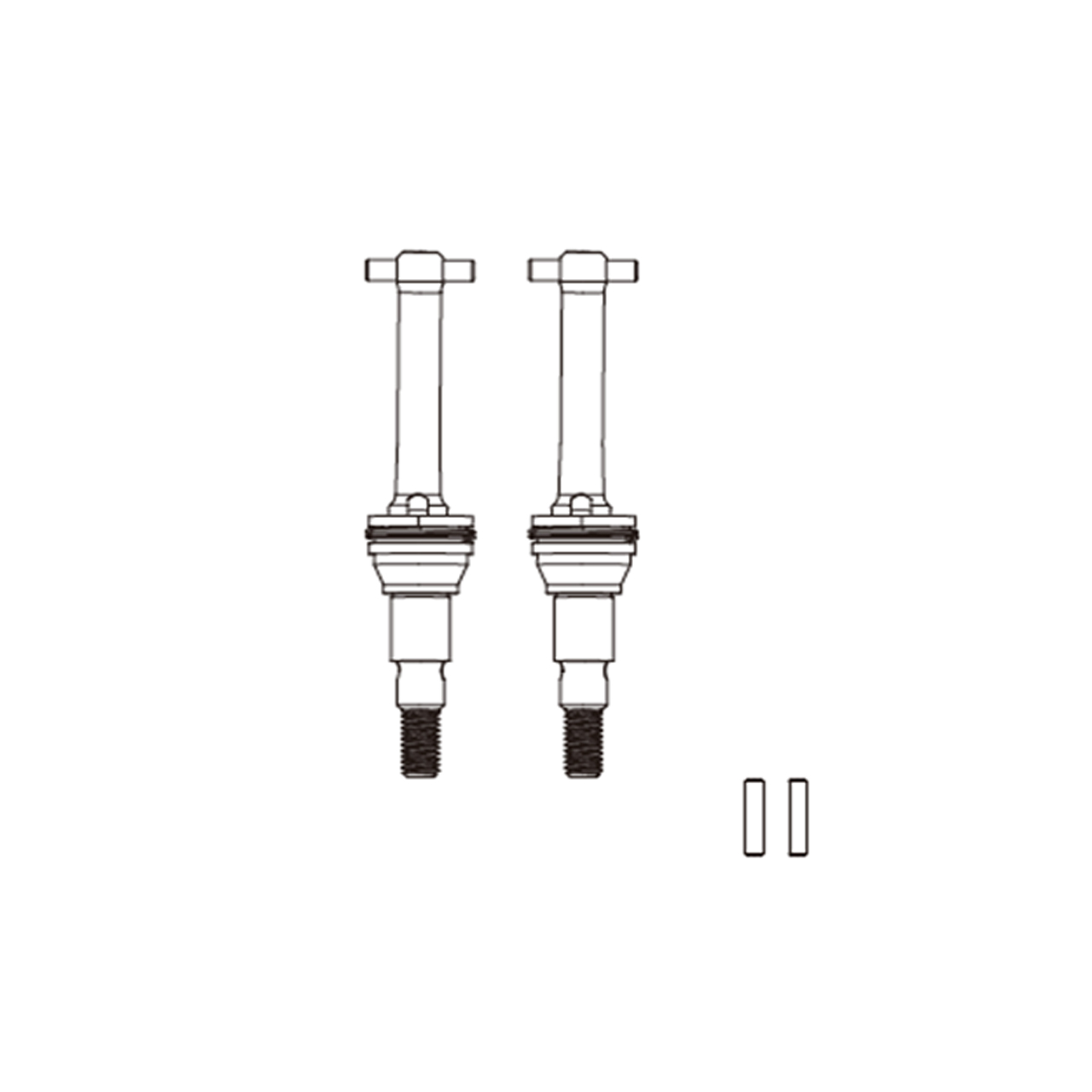 MJX Tire rotation parts MX-14410