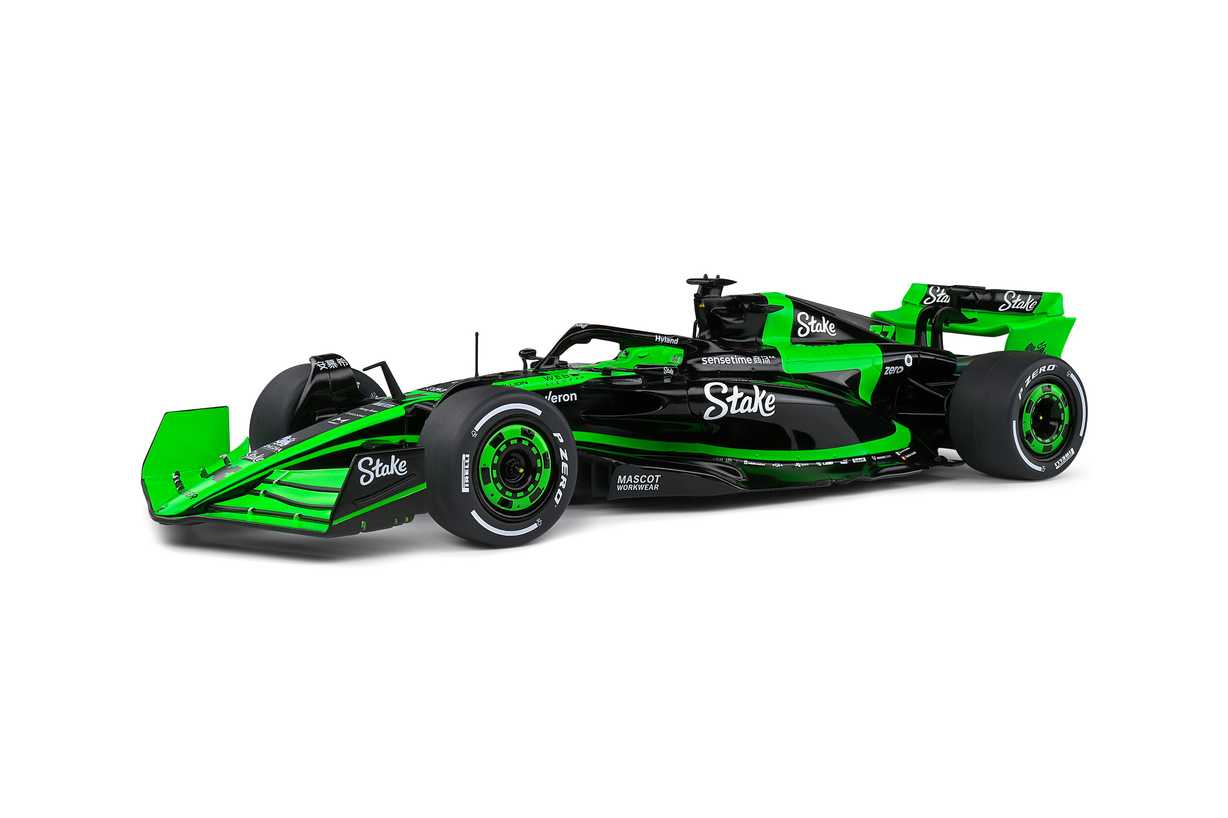 SOLIDO 1/18  SAUBER - F1 C44 TEAM STAKE KICK PRESENTATION SEASON 2024 - N 77 VALTTERI BOTTAS - N 24 ZHOU GUANYU - 1811104 - Image 2