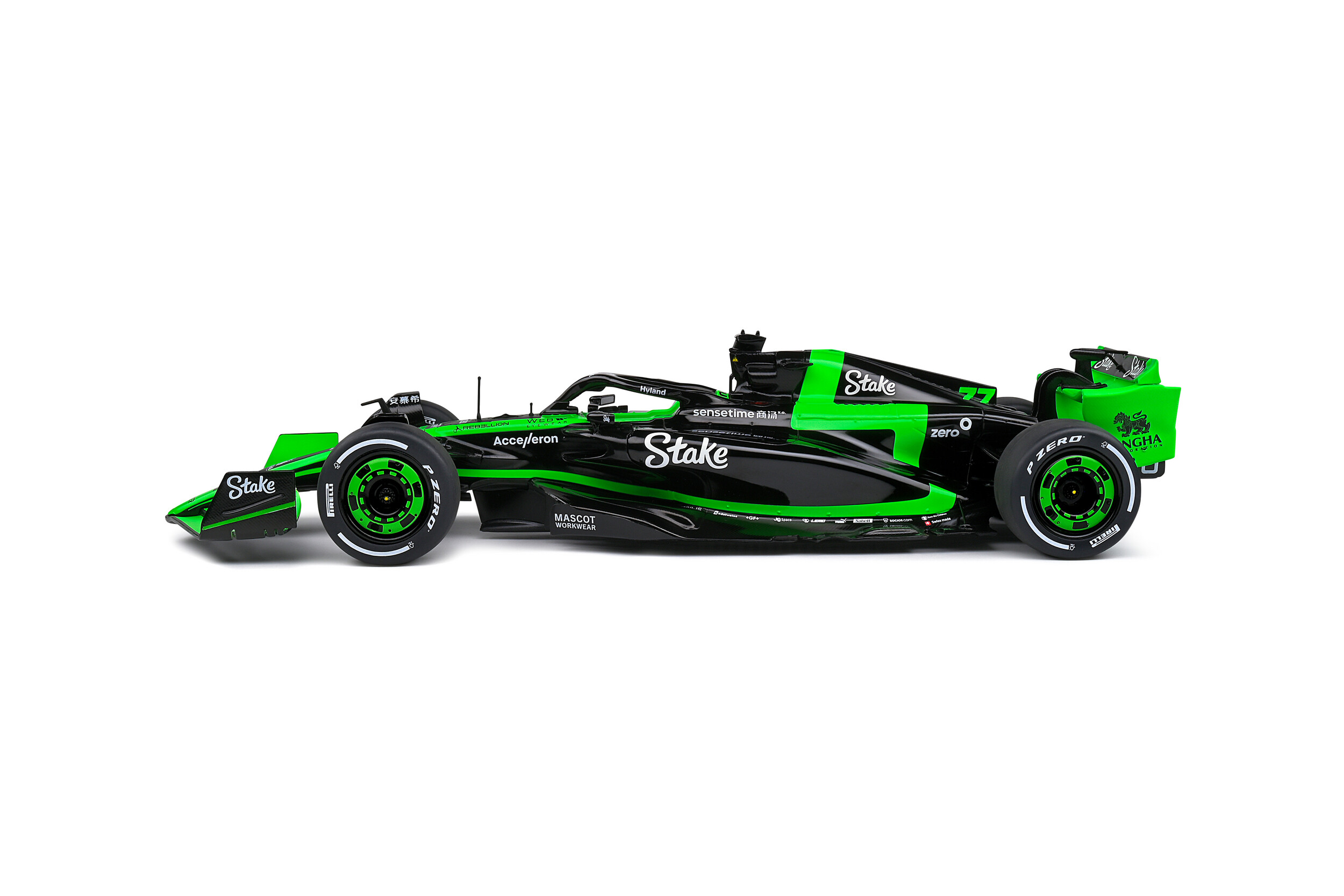 SOLIDO 1/18  SAUBER - F1 C44 TEAM STAKE KICK PRESENTATION SEASON 2024 - N 77 VALTTERI BOTTAS - N 24 ZHOU GUANYU - 1811104 - Image 3