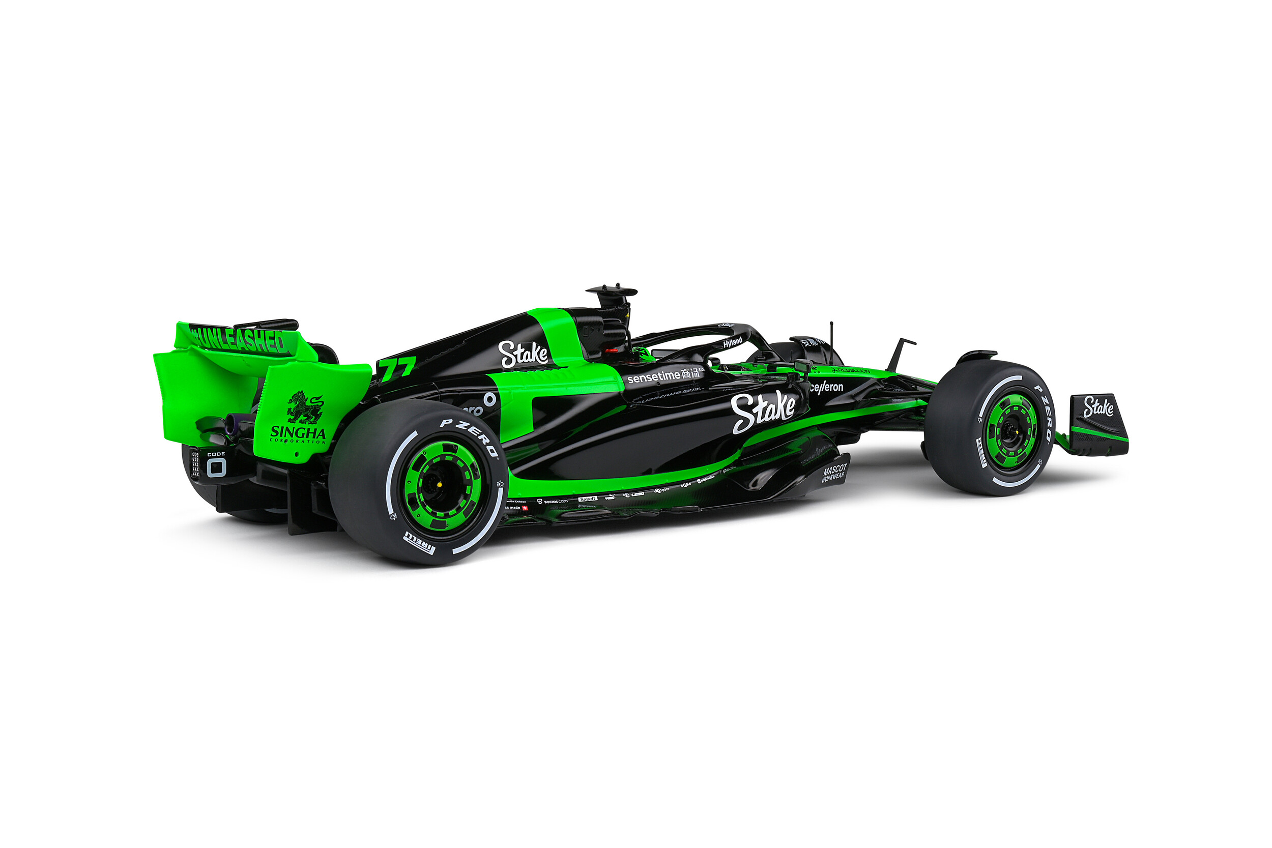 SOLIDO 1/18  SAUBER - F1 C44 TEAM STAKE KICK PRESENTATION SEASON 2024 - N 77 VALTTERI BOTTAS - N 24 ZHOU GUANYU - 1811104 - Image 5