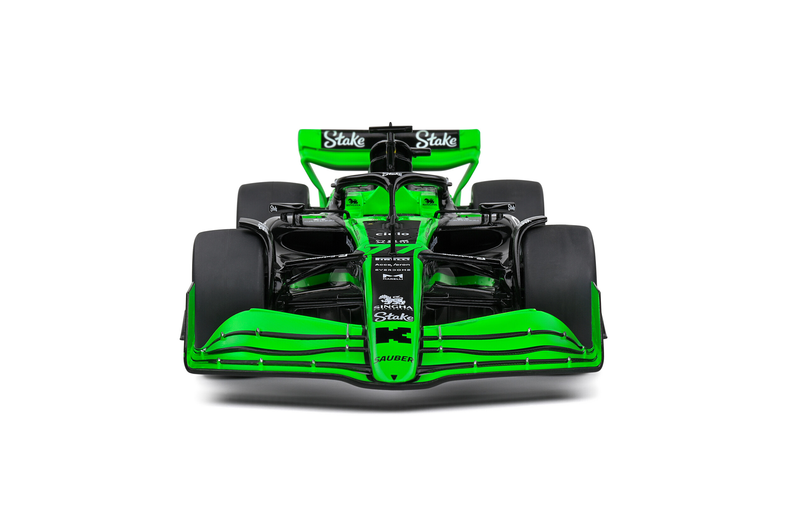 SOLIDO 1/18  SAUBER - F1 C44 TEAM STAKE KICK PRESENTATION SEASON 2024 - N 77 VALTTERI BOTTAS - N 24 ZHOU GUANYU - 1811104 - Image 7