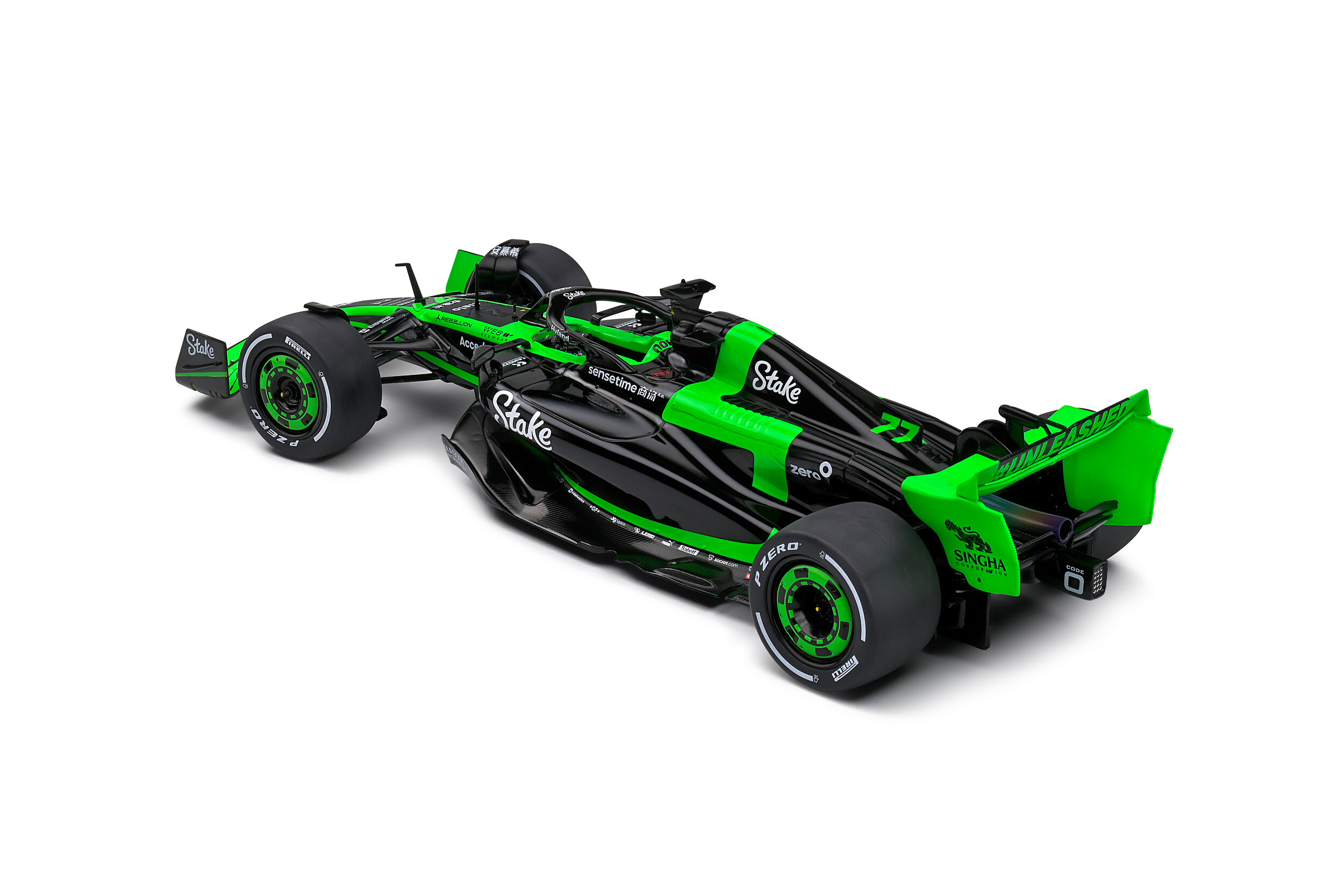SOLIDO 1/18  SAUBER - F1 C44 TEAM STAKE KICK PRESENTATION SEASON 2024 - N 77 VALTTERI BOTTAS - N 24 ZHOU GUANYU - 1811104 - Image 8