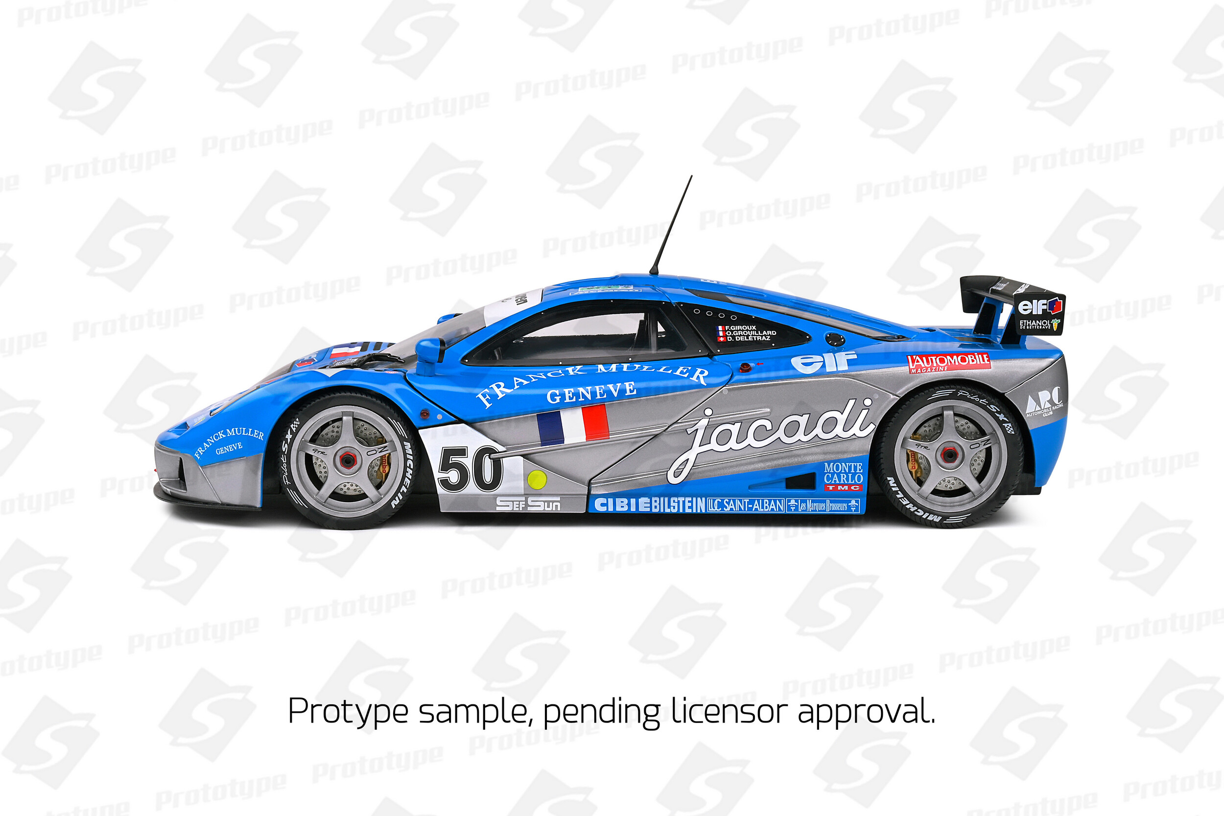 SOLIDO 1/18 - McLAREN - F-1 GTR 6.1L V12 TEAM GIROIX RACING N 50 5th 24h LE MANS 1995 JEAN DENIS DELETRAZ - FABIEN GIROIX - OLIVIER GROUILLARD 1804109 - Image 2