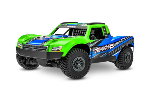 TRAXXAS Mini Slash 4x4 RTR TQ BL-2s Green - USB-C Charger / 2s LiPo