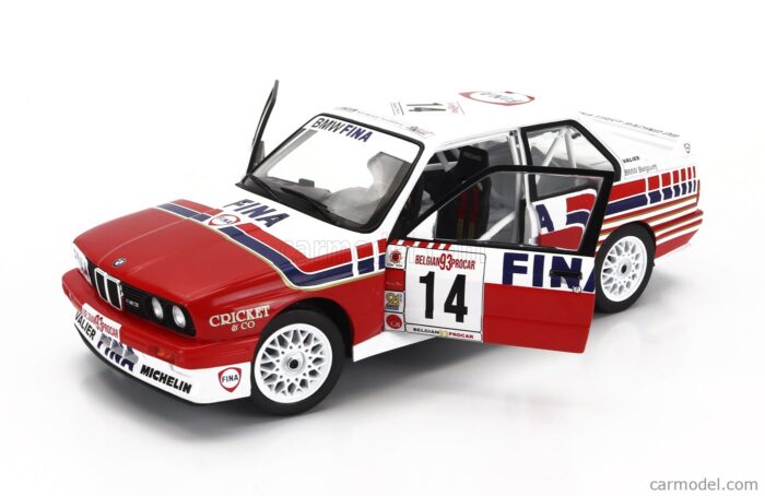 SOLIDO 1/18 SOLIDO - BMW - 3-SERIES (E30) N 14 BELGIUM PROCAR 1993 MARC DUEZ 1801523 - Image 4
