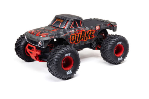 ARRMA 1/10 QUAKE 223S DSC 2WD RTR Brushless Monster Truck, Red (without battery - charger) ARA3537T1