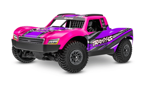 TRAXXAS Mini Slash 4x4 RTR TQ BL-2s Pink - USB-C Charger / 2s LiPo