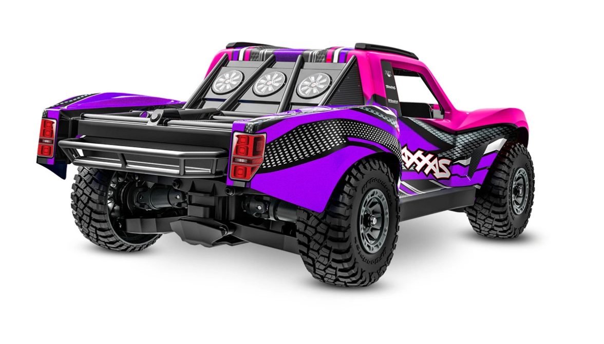 TRAXXAS Mini Slash 4x4 RTR TQ BL-2s Pink - USB-C Charger / 2s LiPo - Image 4