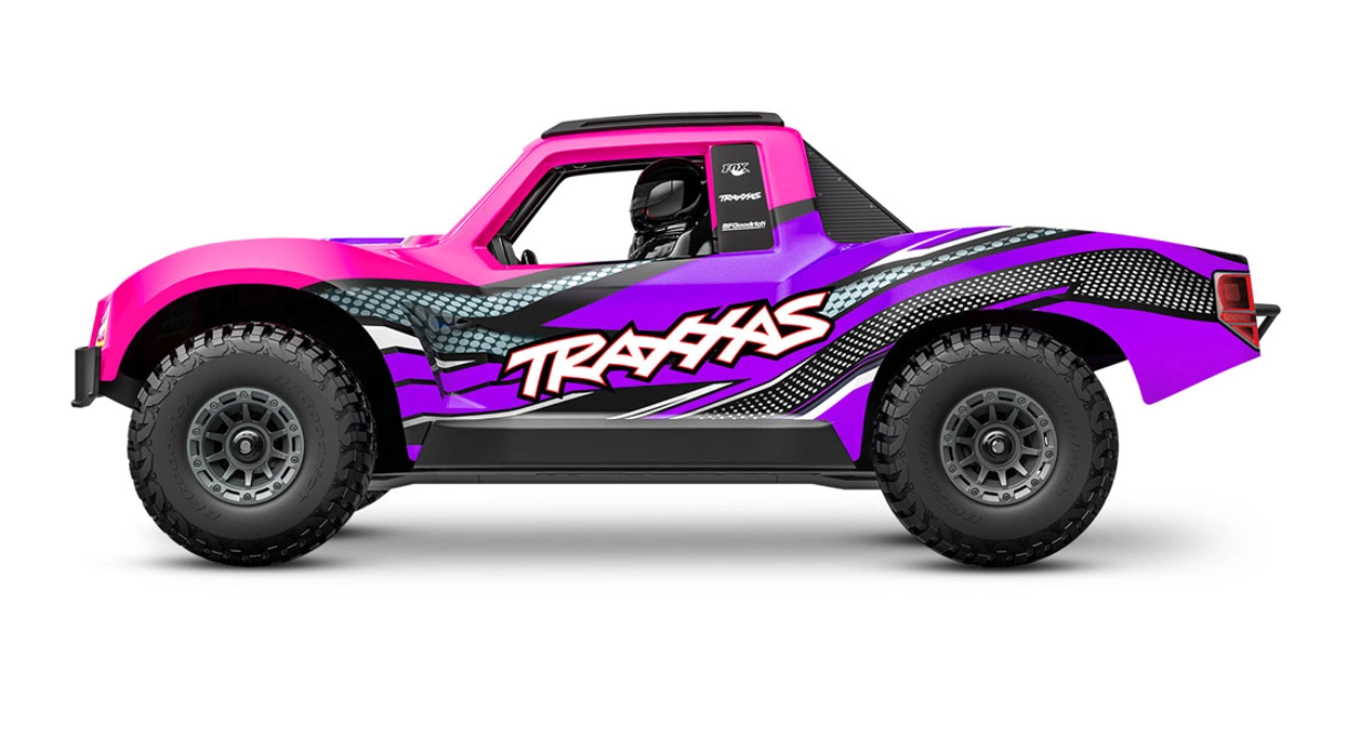 TRAXXAS Mini Slash 4x4 RTR TQ BL-2s Pink - USB-C Charger / 2s LiPo - Image 5