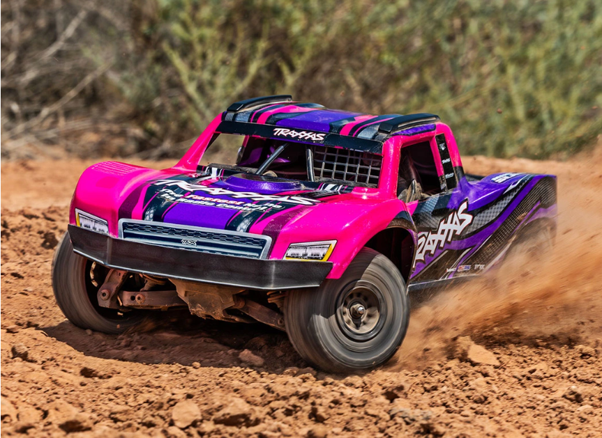 TRAXXAS Mini Slash 4x4 RTR TQ BL-2s Pink - USB-C Charger / 2s LiPo - Image 2