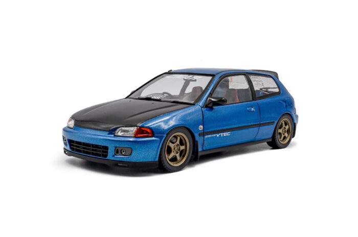 SOLIDO Honda Civic (EG6) SOLIDO WORKS – COBALT BLUE PEARL – 1991 1810406