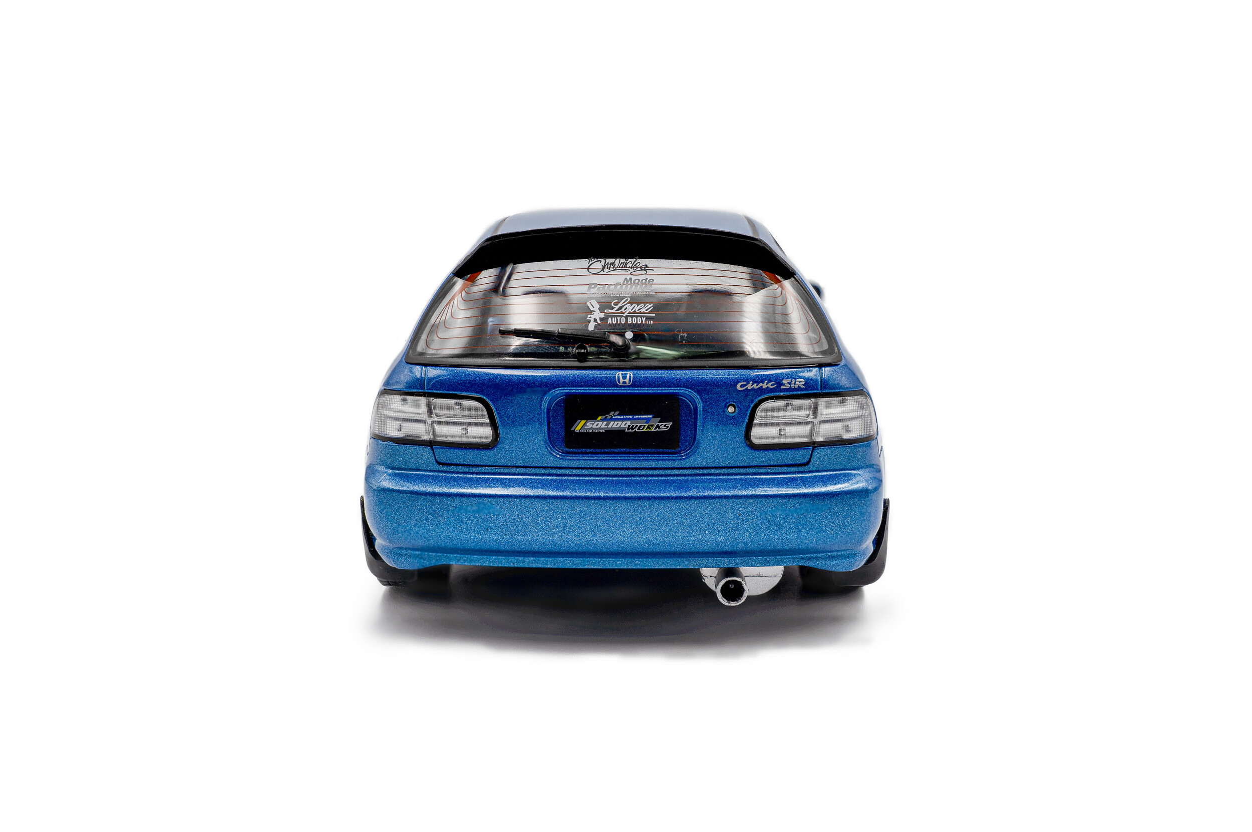 SOLIDO Honda Civic (EG6) SOLIDO WORKS – COBALT BLUE PEARL – 1991 1810406 - Image 3