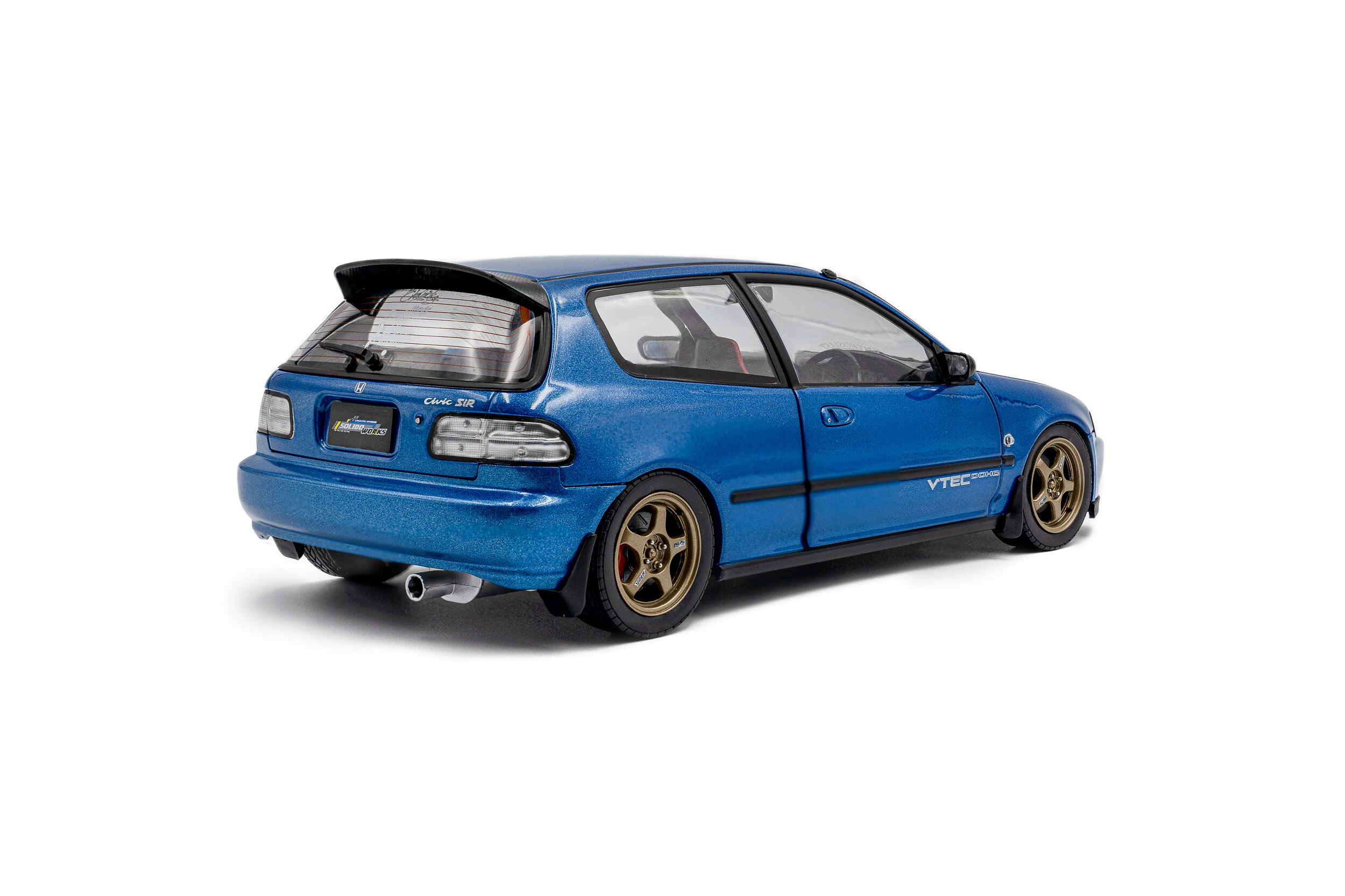 SOLIDO Honda Civic (EG6) SOLIDO WORKS – COBALT BLUE PEARL – 1991 1810406 - Image 5