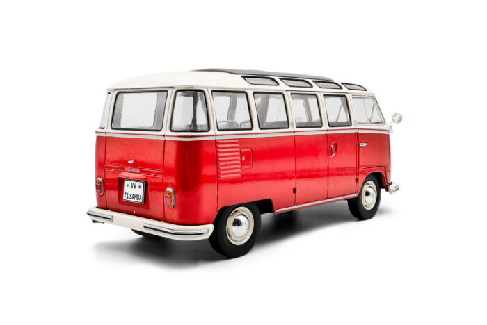 SOLIDO Volkswagen T1 Samba – RED / WHITE – 1962 - 1813402 - Image 4