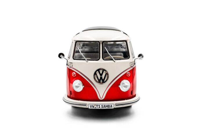 SOLIDO Volkswagen T1 Samba – RED / WHITE – 1962 - 1813402 - Image 6