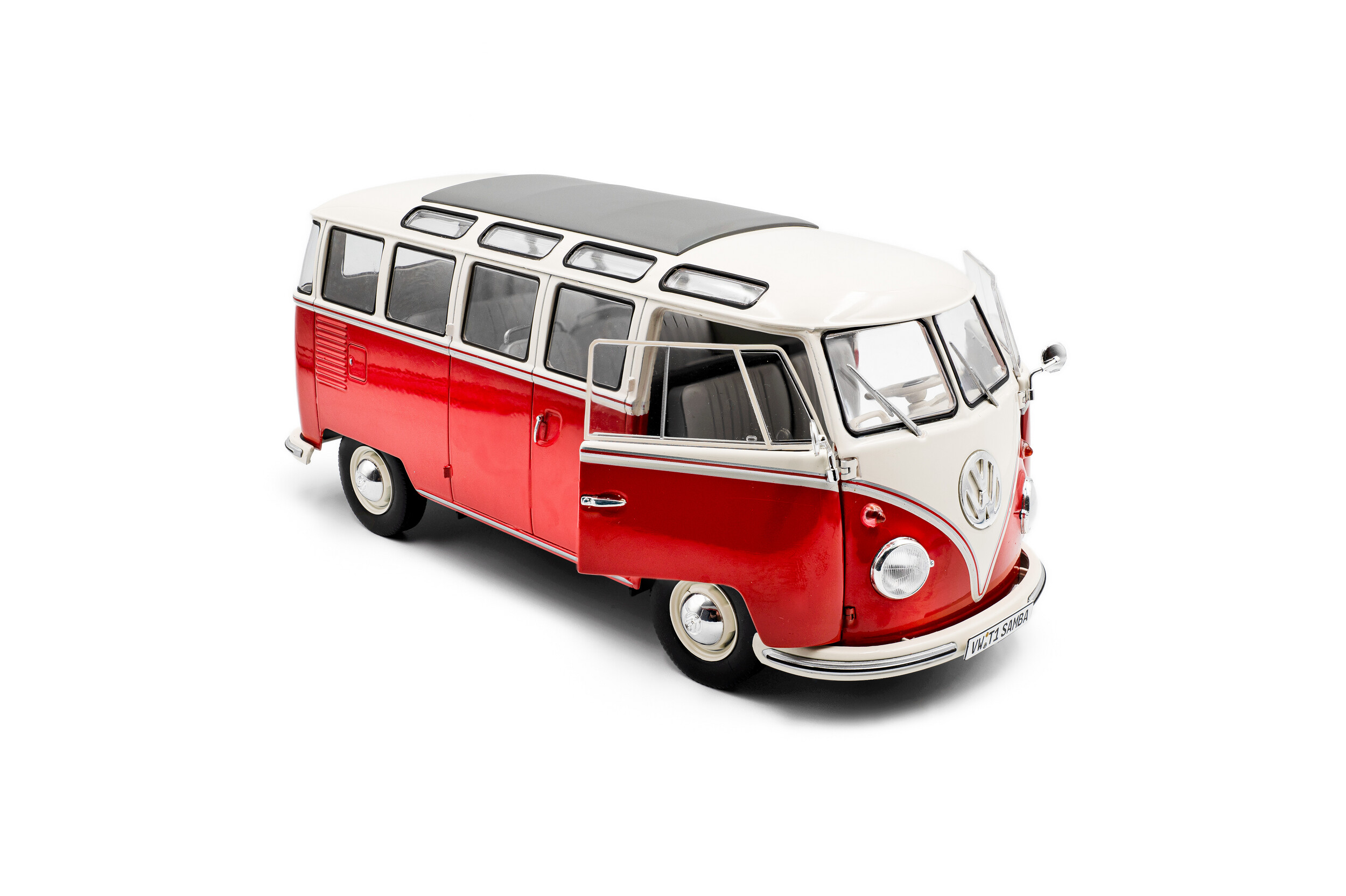 SOLIDO Volkswagen T1 Samba – RED / WHITE – 1962 - 1813402 - Image 7
