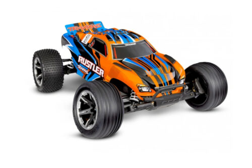 TRAXXAS Rustler 2WD 1/10 RTR TQ EHD Orange USB-C - With Battery/Charger