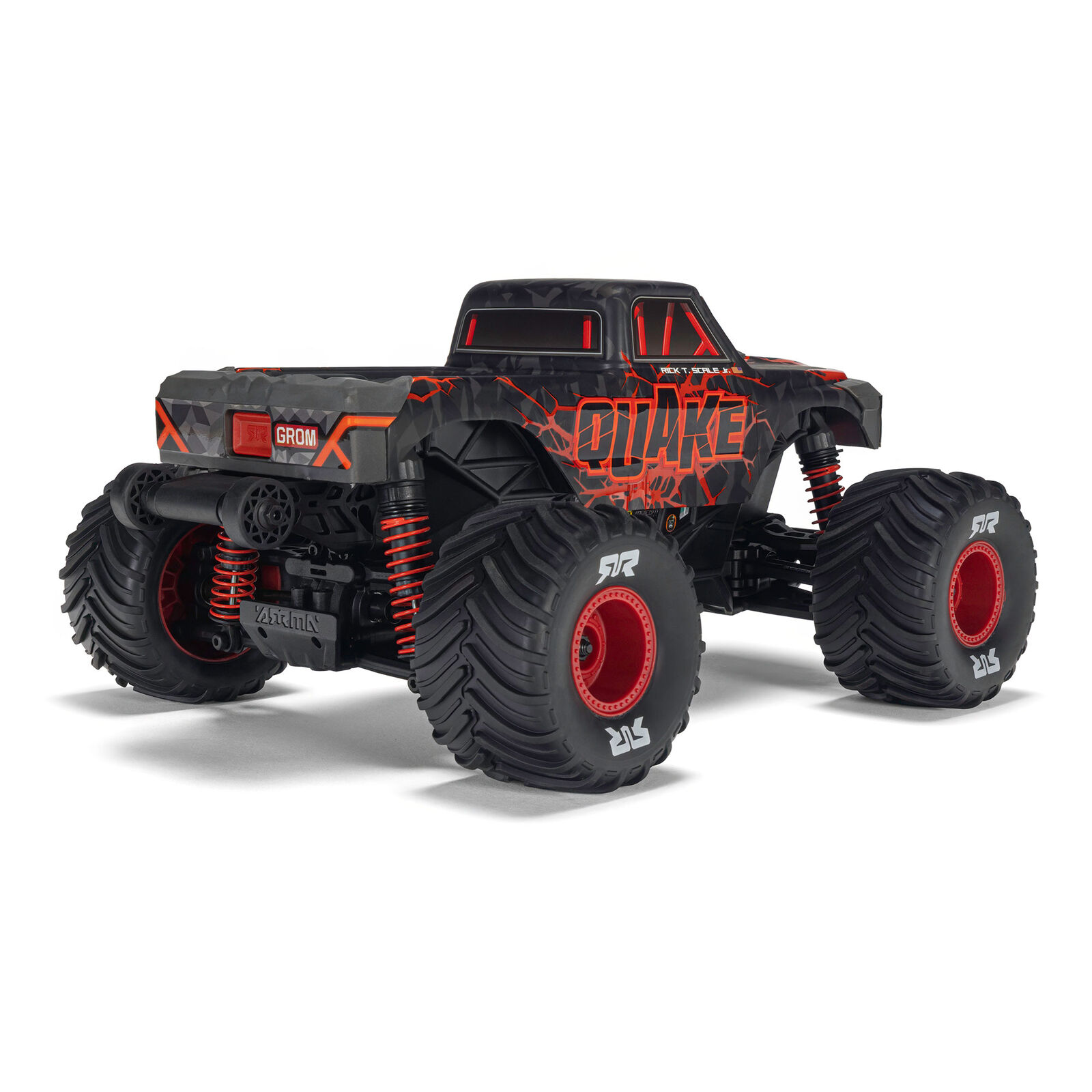 ARRMA 1/16 QUAKE GROM 4X4 RTR Brushed Monster Truck (Battery & Charger Included), Red - Image 7