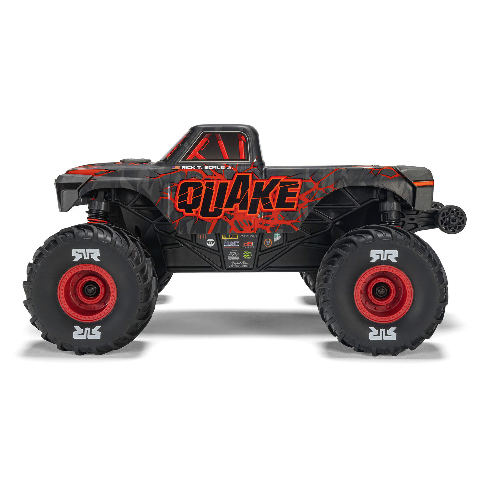 ARRMA 1/16 QUAKE GROM 4X4 RTR Brushed Monster Truck (Battery & Charger Included), Red - Image 8