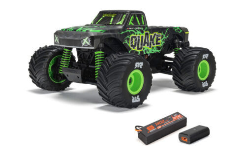 ARRMA 1/16 QUAKE GROM 4X4 RTR Brushed Monster Truck (Battery & Charger Included), Green
