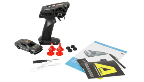 AMEWI Drift Sport Muscle Car with Gyro 4WD 1/43 RTR grey - 21137