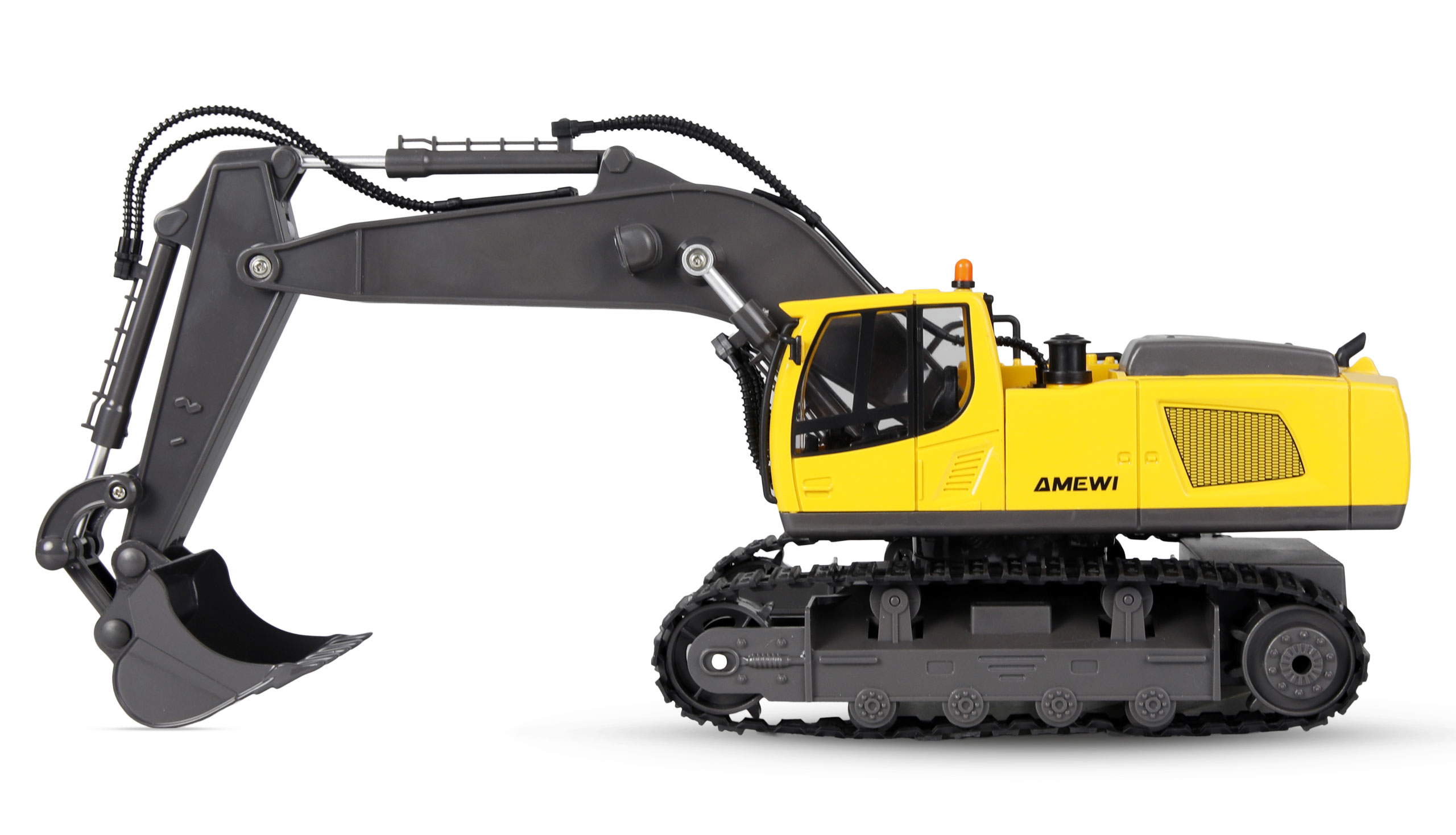 AMEWI Excavator with Metal Bucket 16-Channel 1/18 RTR - 22712 - Image 3