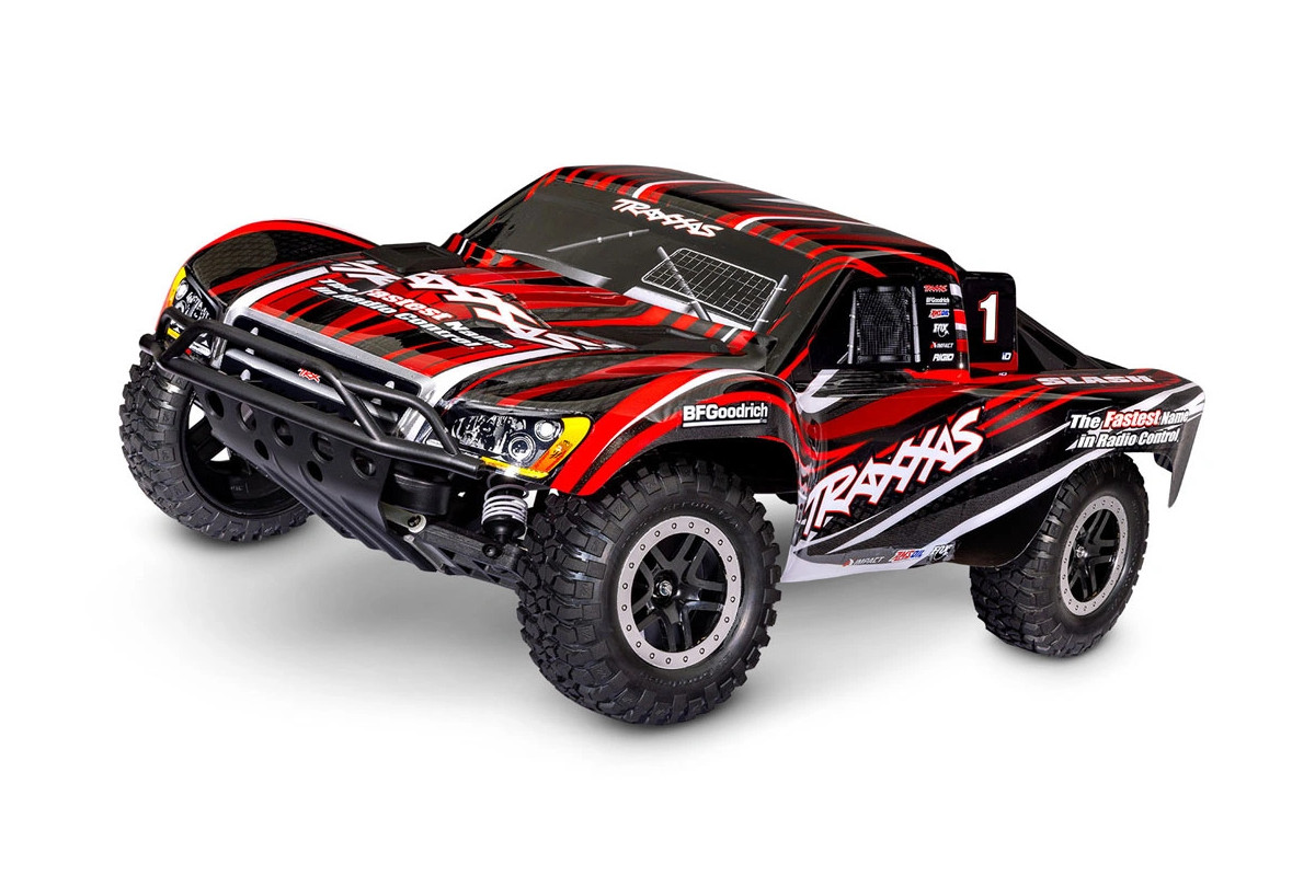 TRAXXAS Slash 2WD 1/10 RTR TQ Red EHD Clipless USB - With Battery/Charger