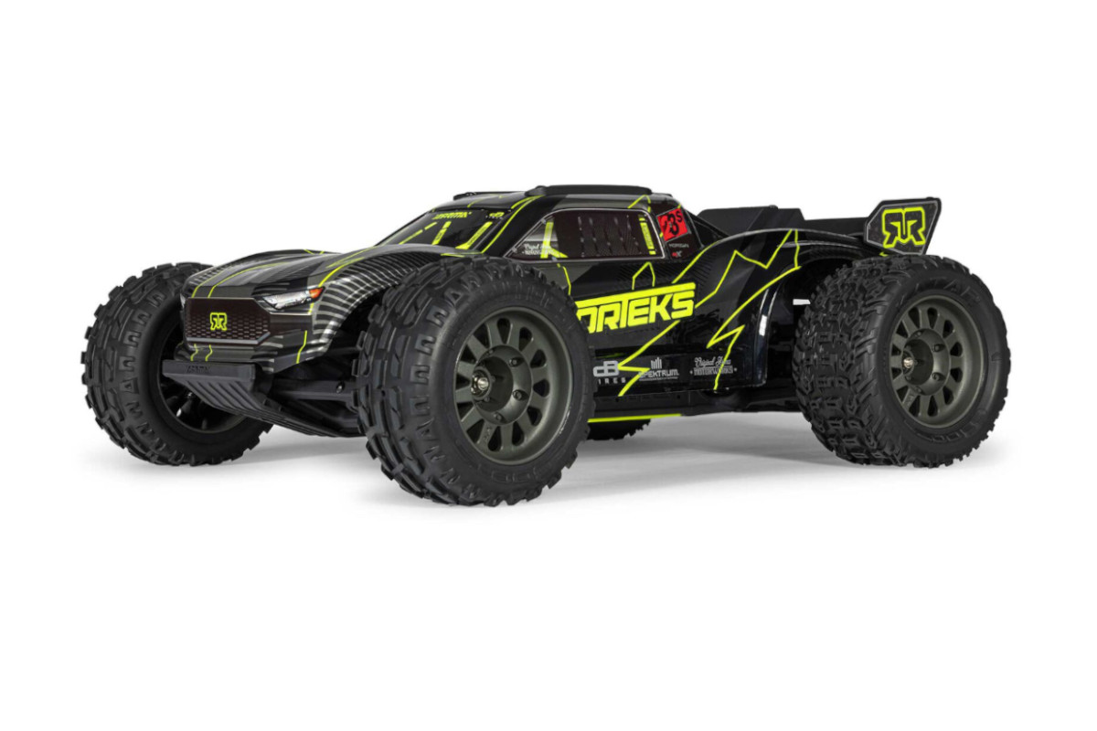 ARRMA 1/10 VORTEKS 223S DSC 2WD RTR Brushless Stadium Truck, Yellow (without battery - charger)