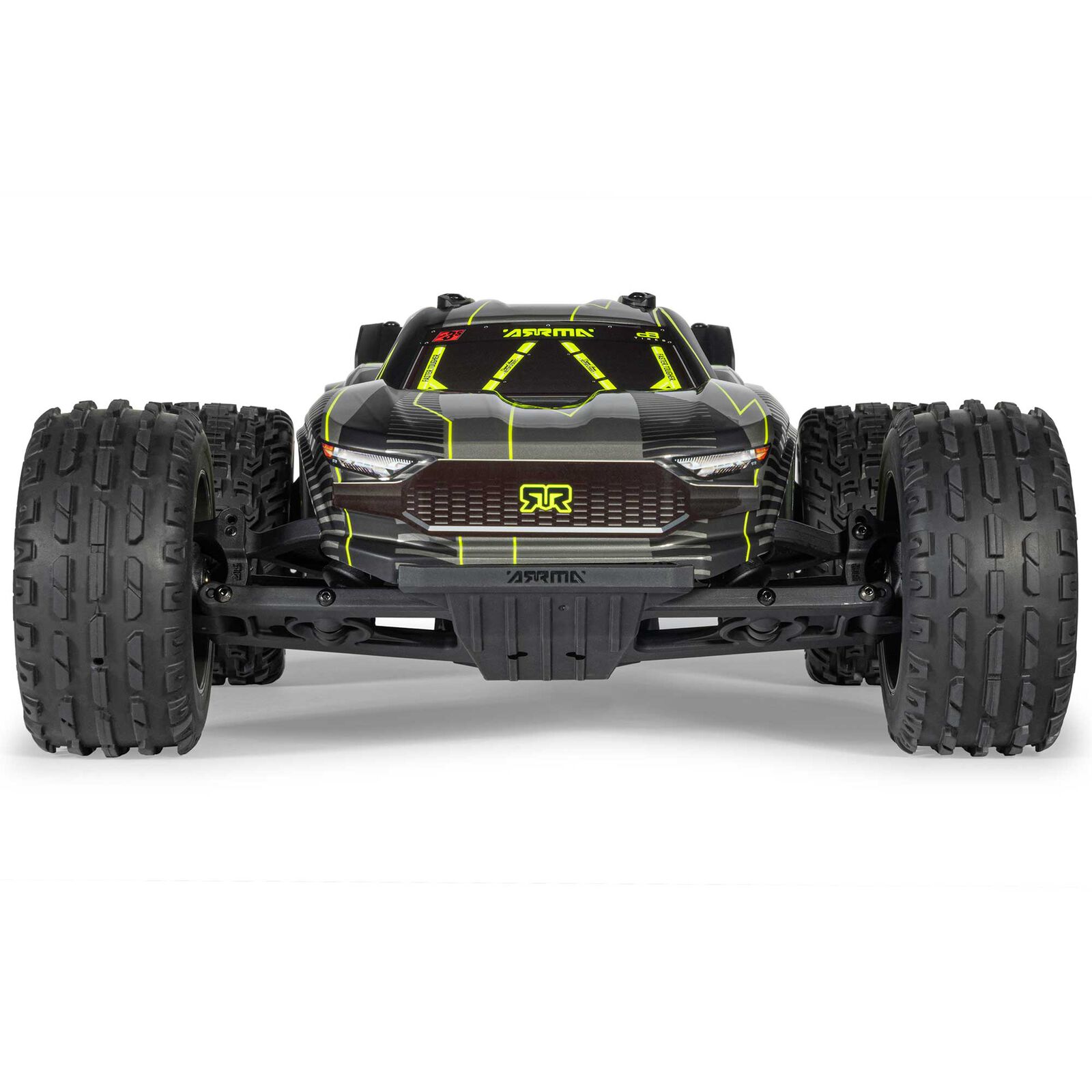 ARRMA 1/10 VORTEKS 223S DSC 2WD RTR Brushless Stadium Truck, Yellow (without battery - charger) - Image 12