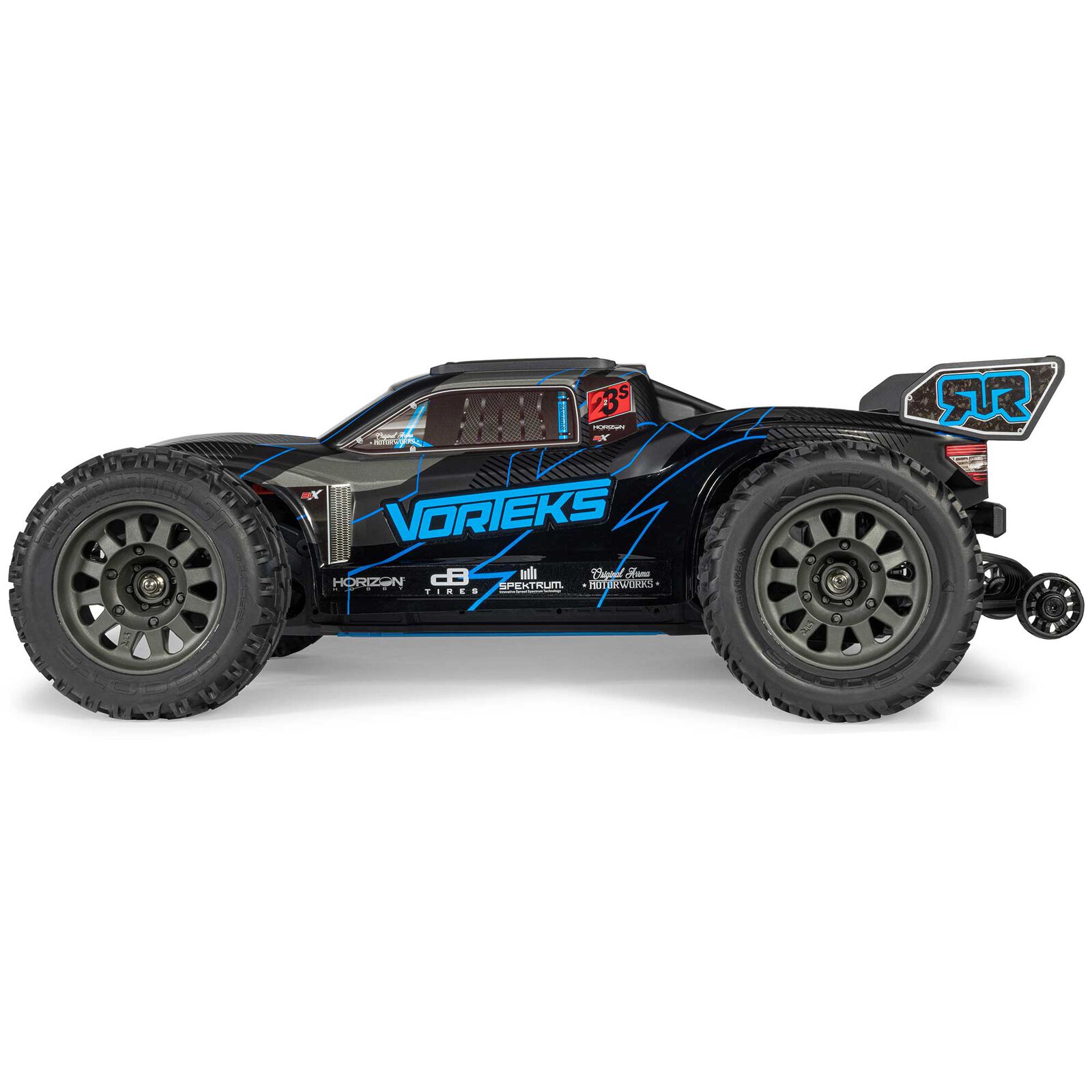 ARRMA 1/10 VORTEKS 223S DSC 2WD RTR Brushless Stadium Truck, Blue (without battery - charger) - Image 2