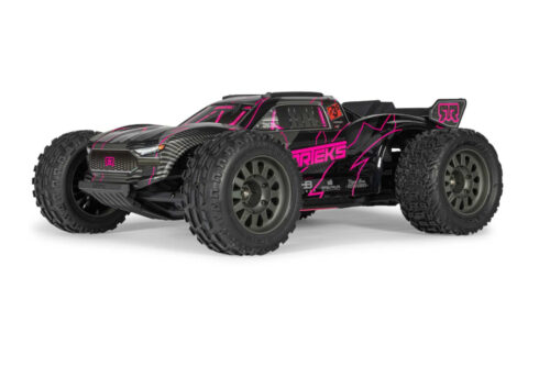 ARRMA 1/10 VORTEKS 223S DSC 2WD RTR Brushless Stadium Truck, Pink (without battery - charger)