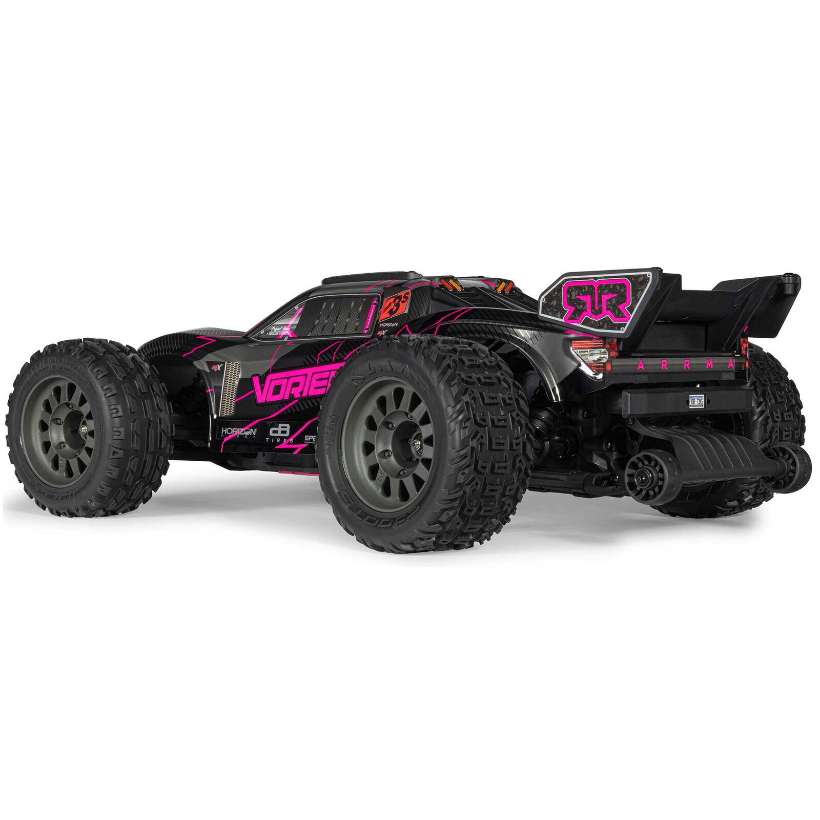 ARRMA 1/10 VORTEKS 223S DSC 2WD RTR Brushless Stadium Truck, Pink (without battery - charger) - Image 12