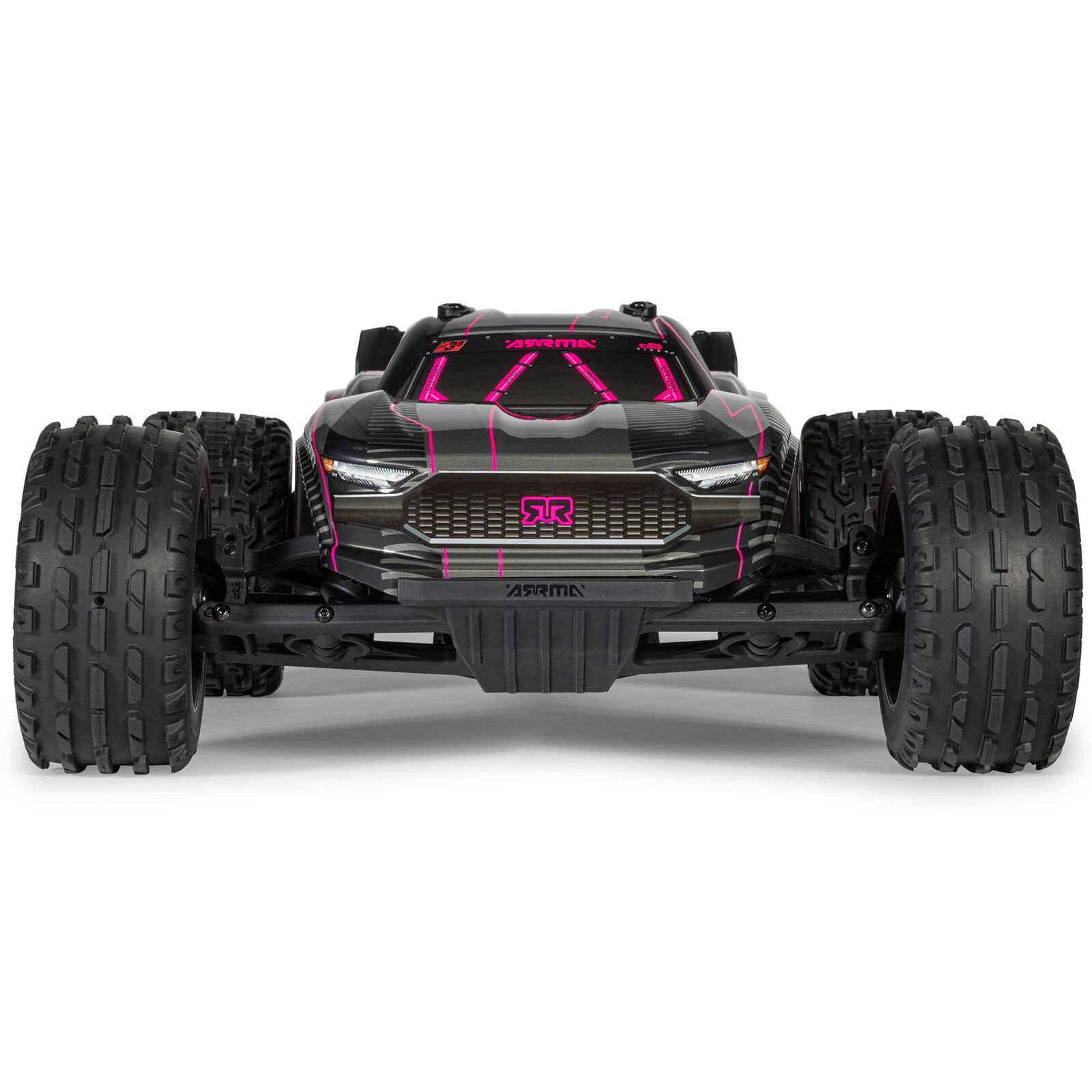 ARRMA 1/10 VORTEKS 223S DSC 2WD RTR Brushless Stadium Truck, Pink (without battery - charger) - Image 7