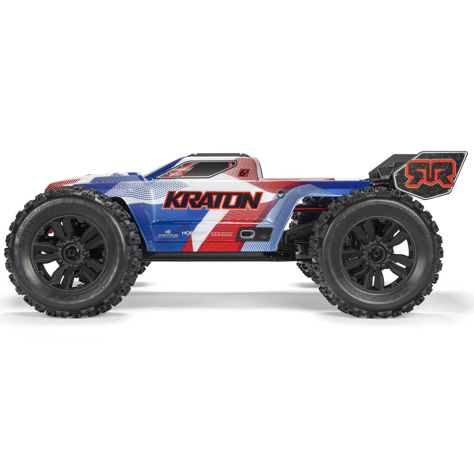 ARRMA 1/8 KRATON 4X4 6S BLX BRUSHLESS V6 SPEED TRUCK RTR (Blue/Red) (without Battery - Charger) - Image 6