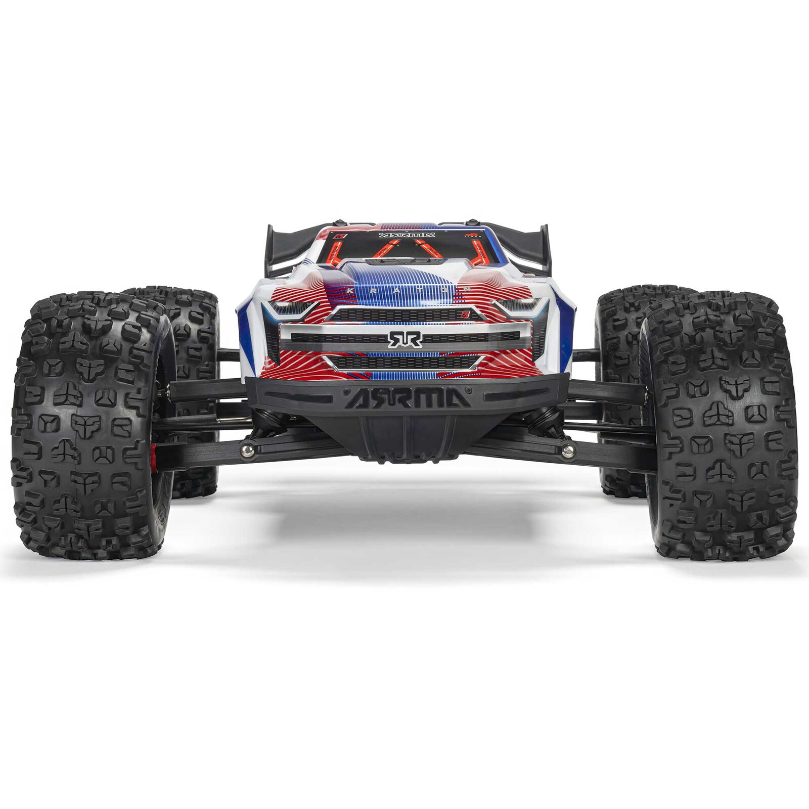 ARRMA 1/8 KRATON 4X4 6S BLX BRUSHLESS V6 SPEED TRUCK RTR (Blue/Red) (without Battery - Charger) - Image 5